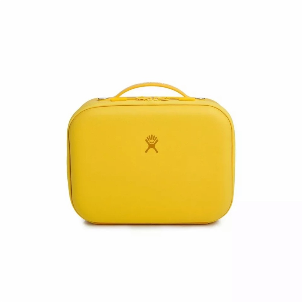 Yellow Hydro flask lunch box NWT